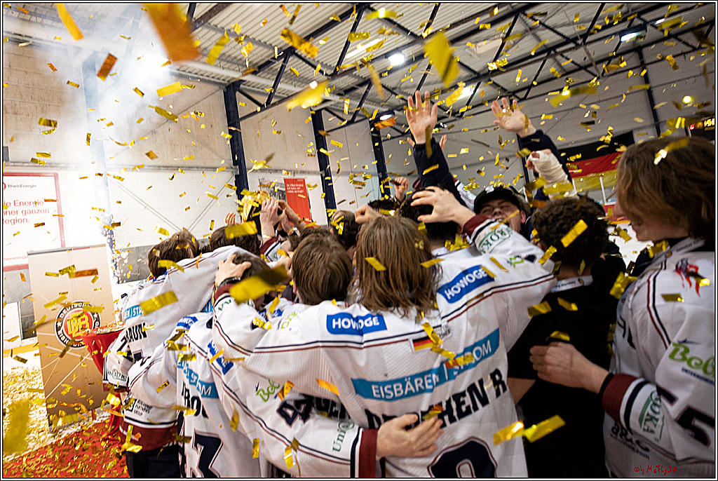 U20-DNL Meisterschaftsfinale;  Koelner Junghaie - Eisbaeren Juniors Berlin; Koeln, 27.03.2022